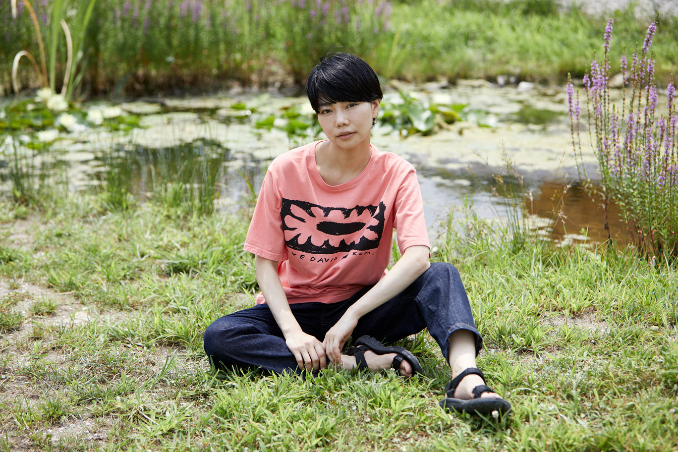 KOM_I x LOVEDAVID TEE / Pre Organic Cotton