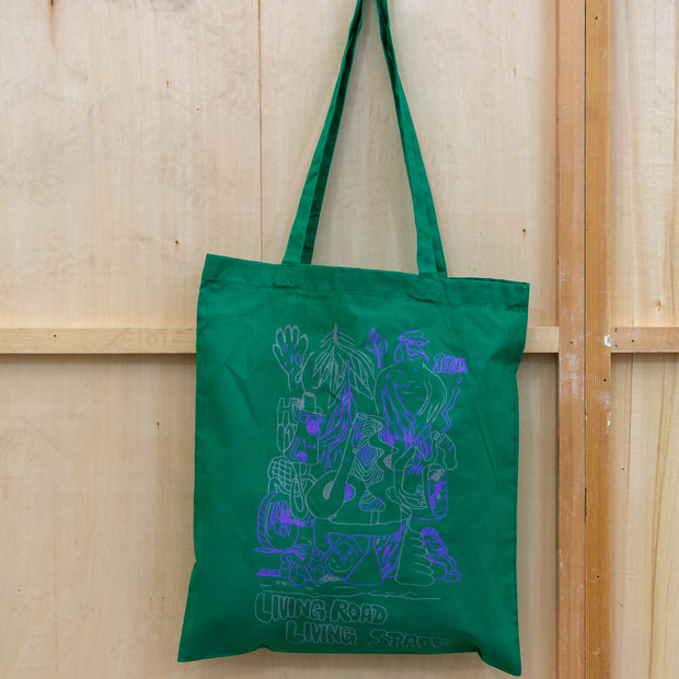 Living road, Living space トートバッグ