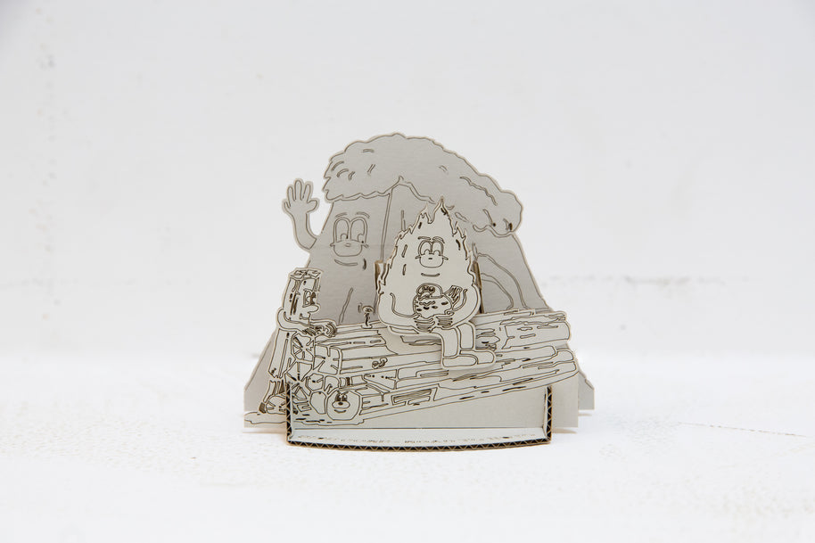 Road to Noto ダンボールオブジェ