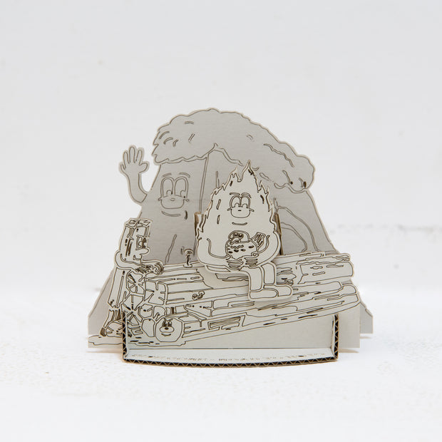 Road to Noto ダンボールオブジェ