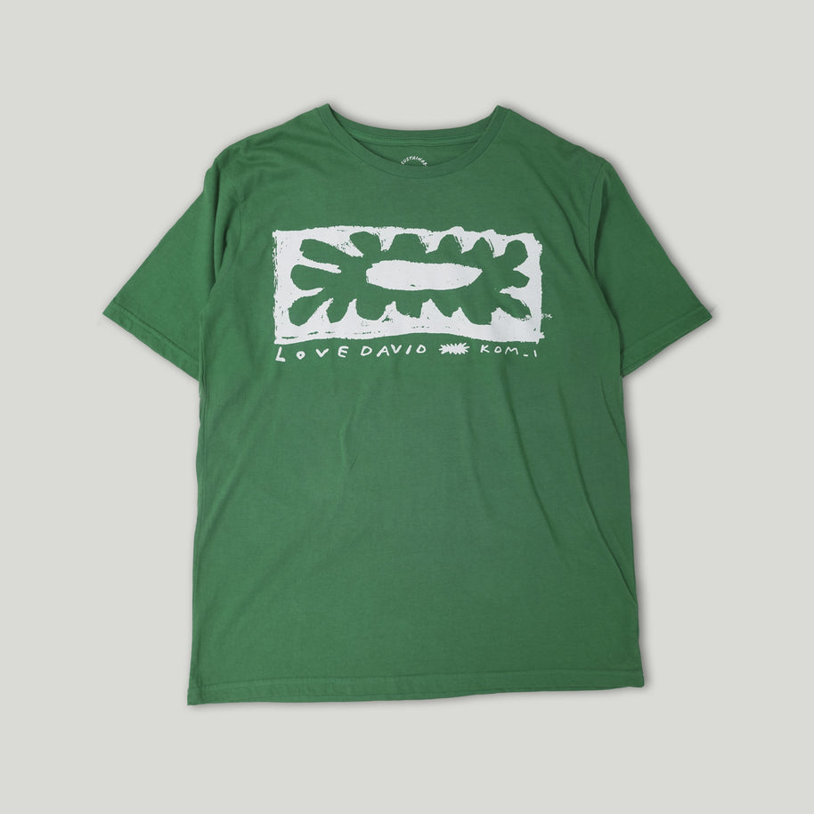 KOM_I x LOVEDAVID TEE / Pre Organic Cotton