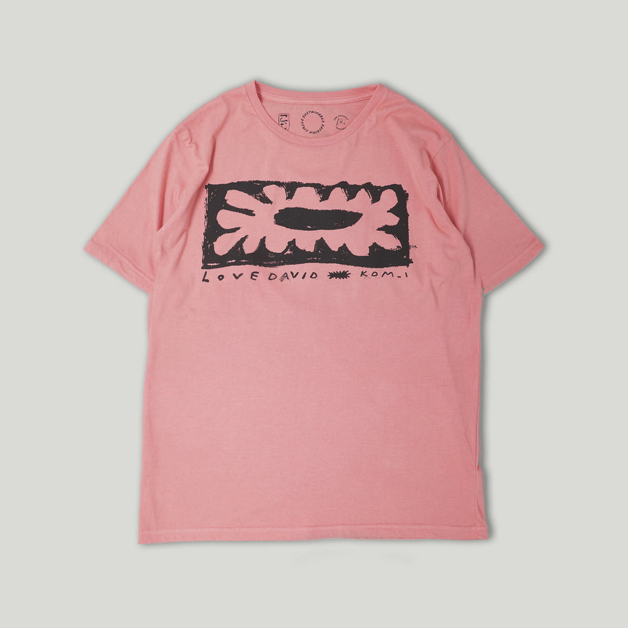 KOM_I x LOVEDAVID TEE / Pre Organic Cotton