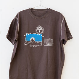 Road to Noto 墨染めTシャツ by 細野晃太郎