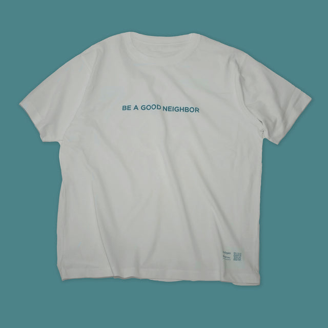 Grow Organic x BE A GOOD NEIGHBOR Tシャツ